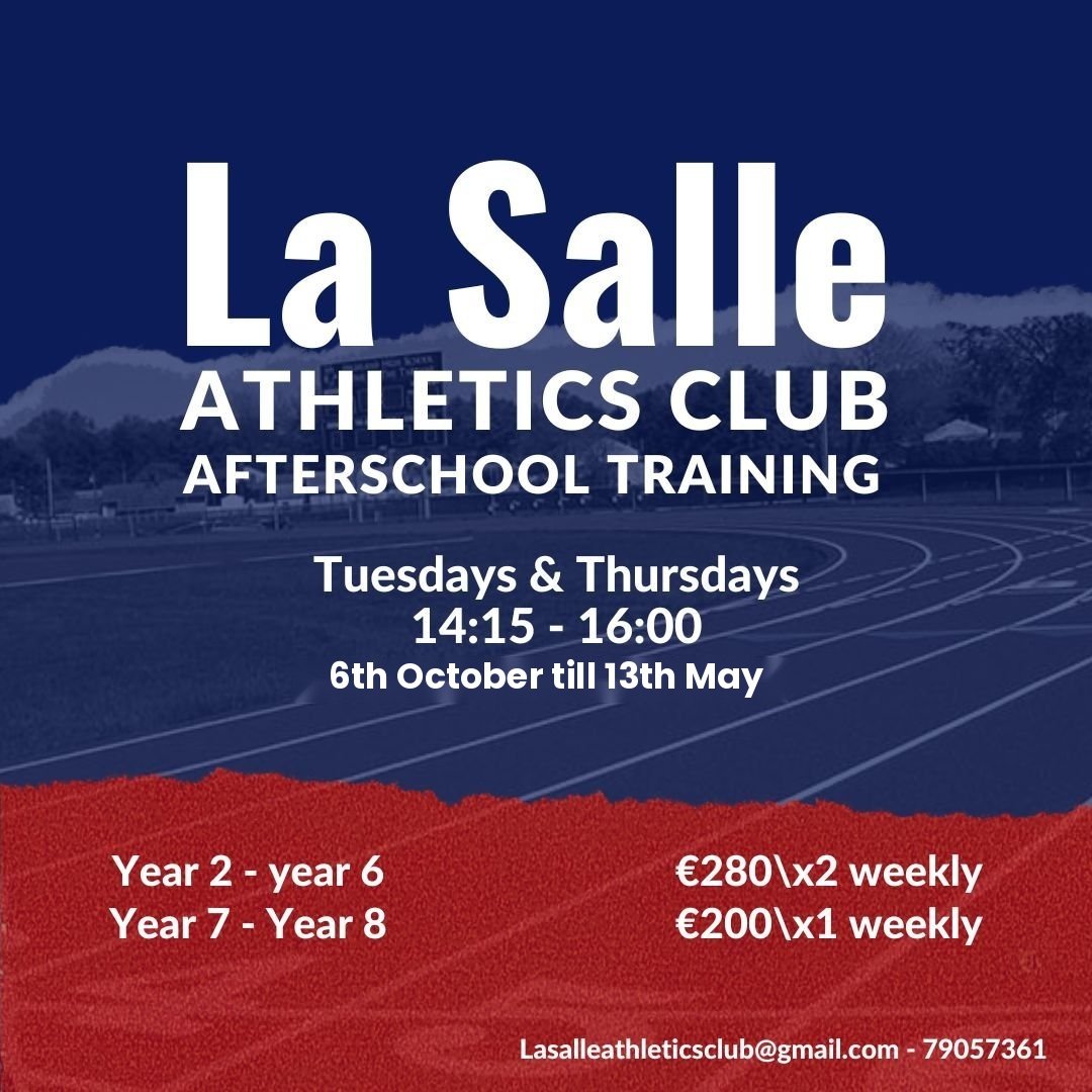 La Salle Athletics Club After-School classes 2026 / 2027 - Image 1